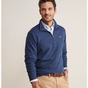 Vineyard Vines blue quarter zip up